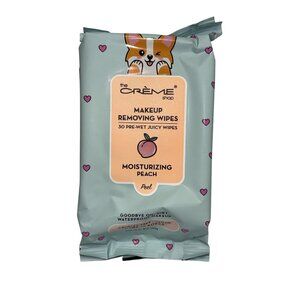 Creme Shop Makeup Removing Wipes Moisturizing Peach 2 Packs x 30 Sheets NEW